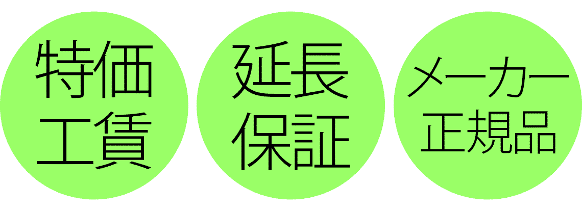 タイヤ購入の三大特典