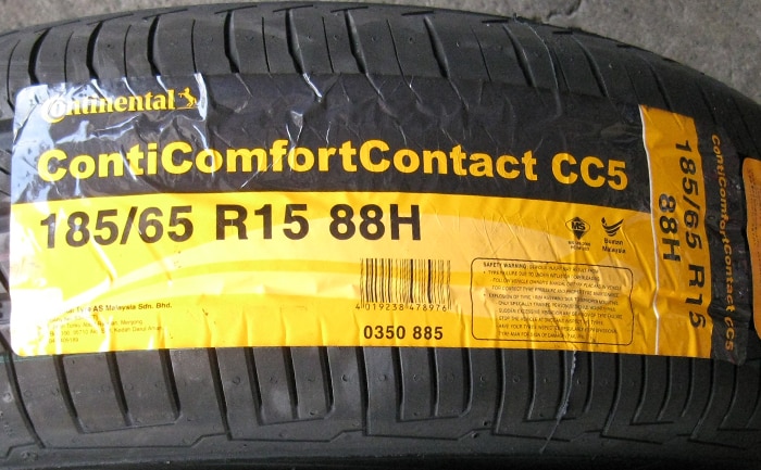 コンチコンフォートコンタクト5 185/65R15