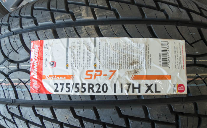 ナンカン　SP-7 275/55R20 タイヤ