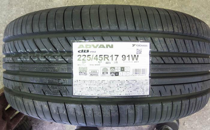 ホンダアコードにおすすめ！ヨコハマタイヤのADVAN dB V552を装着しま