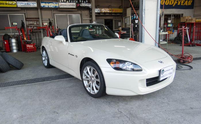 S2000 タイヤ交換 ゼスティノ