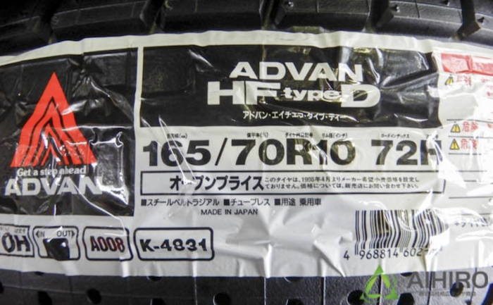 ADVAN タイヤ交換 HFtypeD