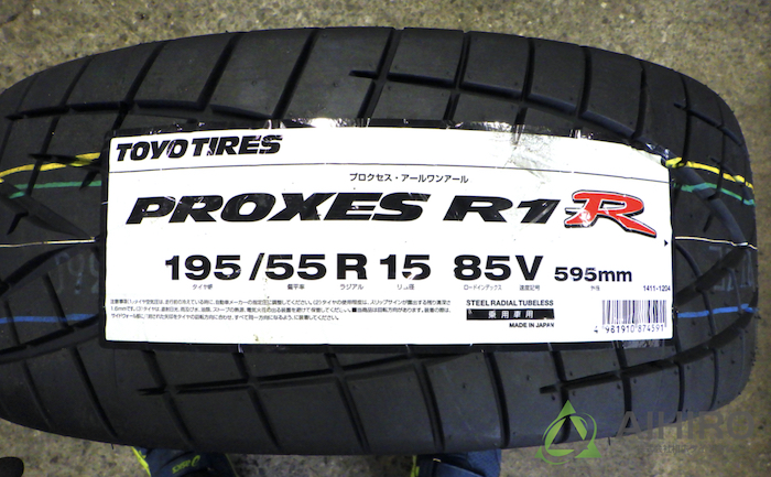 toyo R1R 195/55r15 4本セット ハイグリ ドリフト