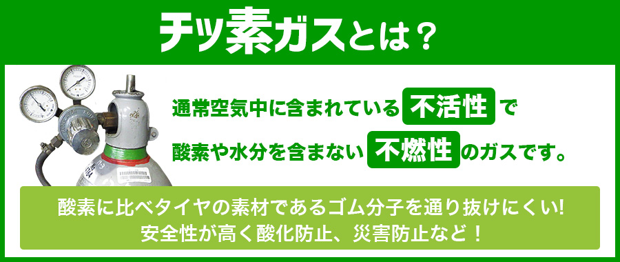 窒素ガスとは 効果 違い