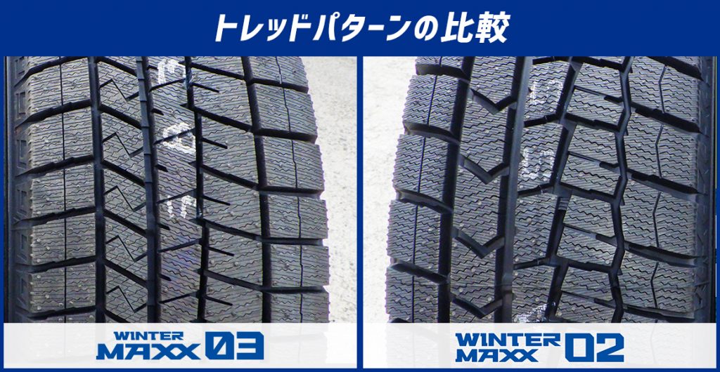 比較】WINTER MAXX03とWINTER MAX02の違い【ダンロップスタッドレス ...