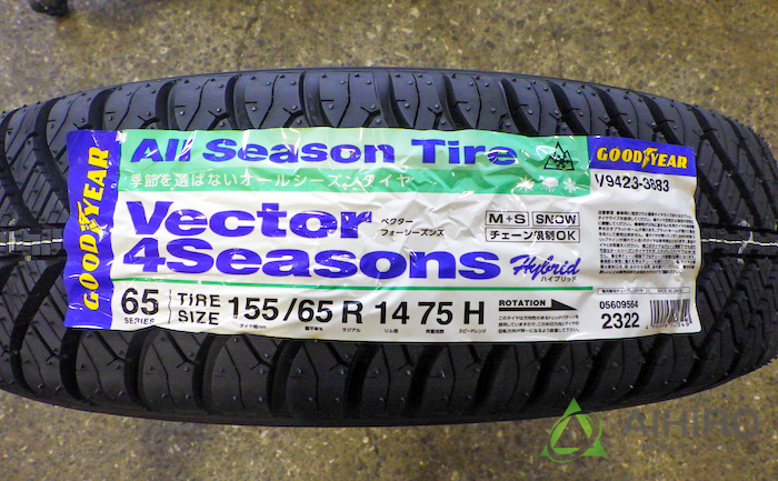 ショッピング値下げ タント スペーシア N BOX デイズ グッドイヤー Vector 4s Hybrid 155/65R14 オールシーズンタイヤ  タイヤ、ホイール PRIMAVARA