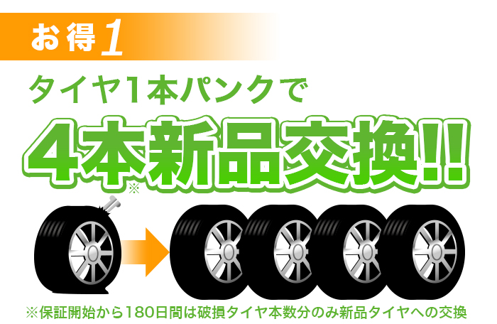タイヤパンク保証 川越