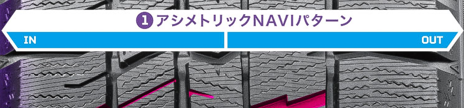 トレッドパターン アイスナビ8 グッドイヤー