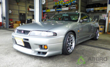 日産R33型スカイラインGT-Rにおすすめ！ADVANレーシングのRS-DFを装着しました[18×10.5J]