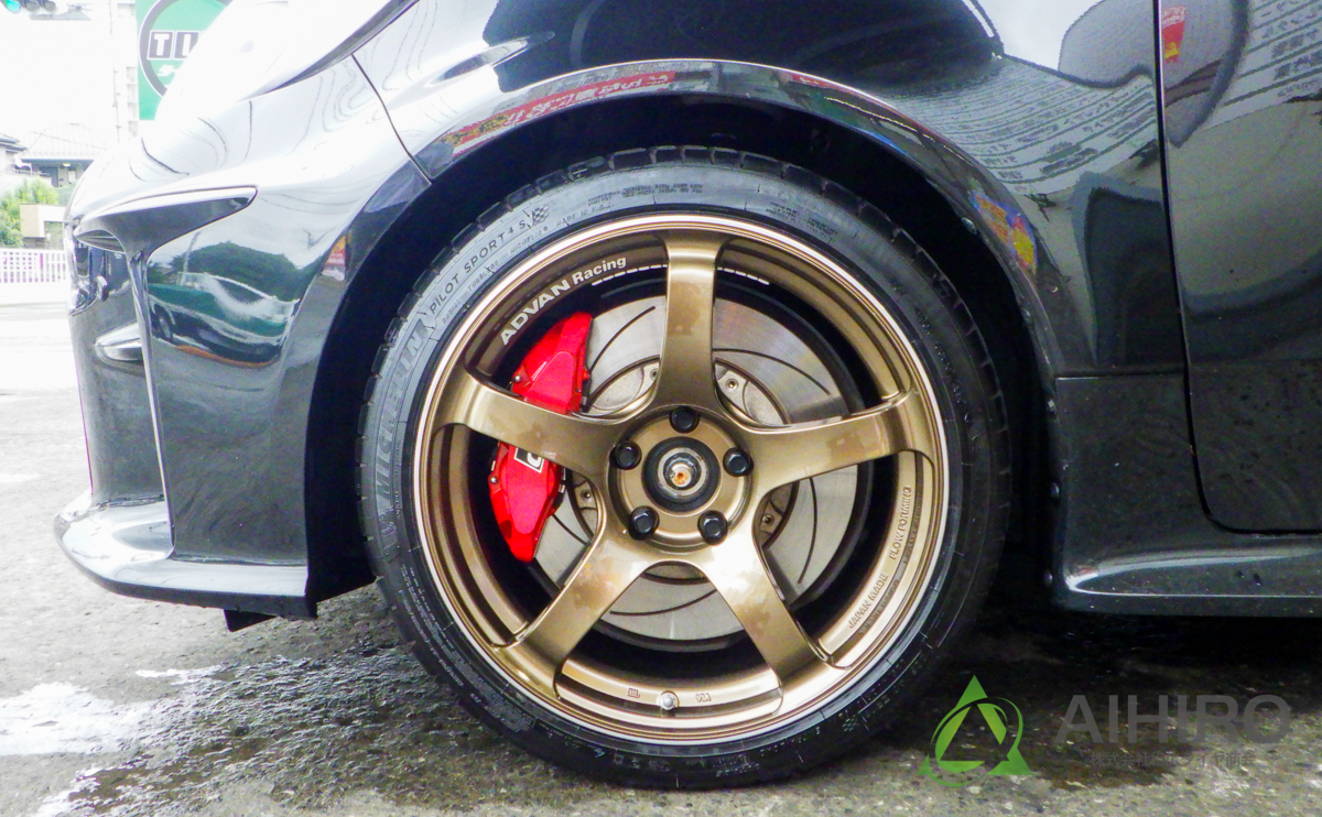 ADVANレーシングTC4 10J+35 シバタイヤ 265/35r18