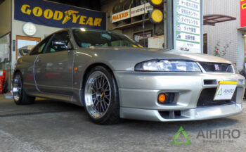 日産スカイライン R33GTRにおすすめ！BBSのLMとダンロップのディレッツァ Z3を装着しました！[275/35R18]