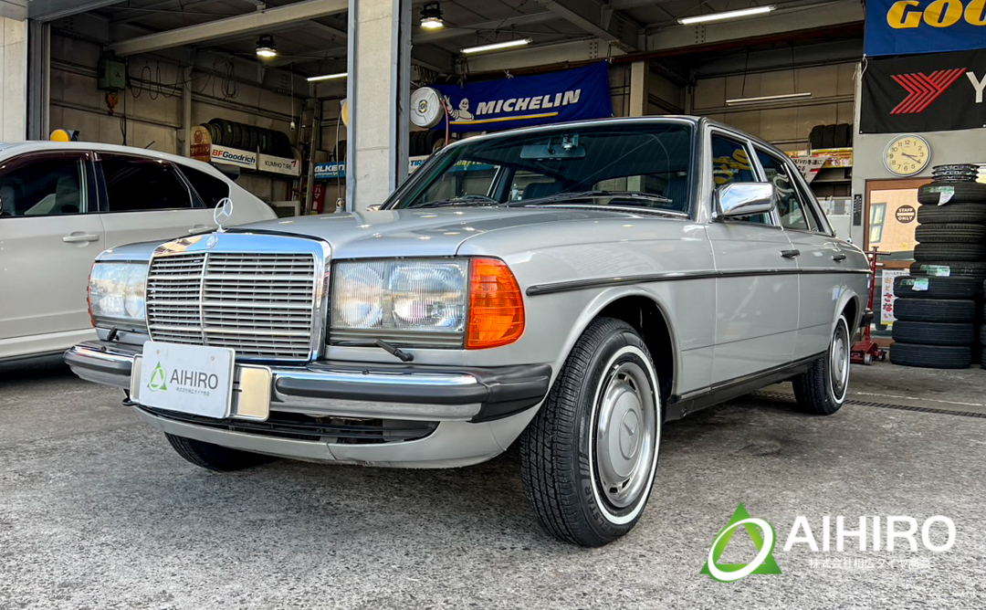 メルセデスベンツ W123 タイヤ交換