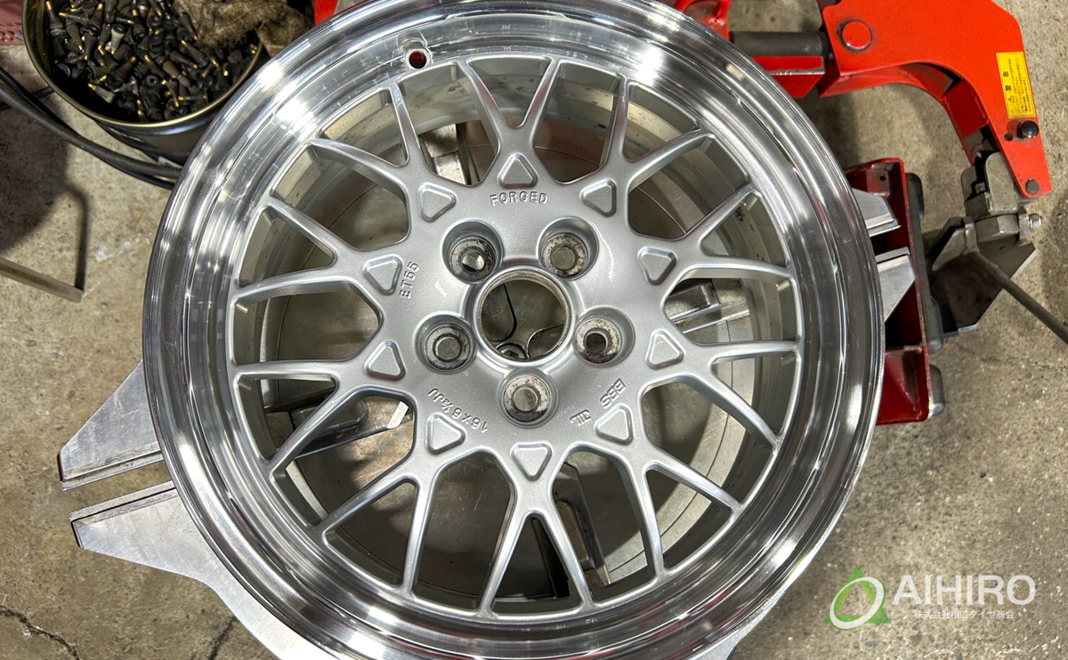 BBS ホイール リペア後