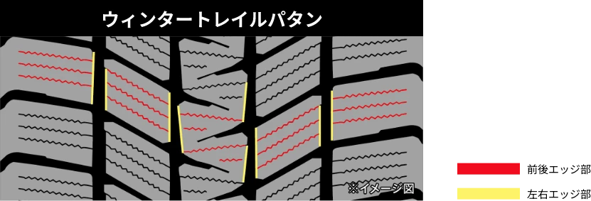 アイスピーク ウインタートレイルパタン ブリヂストン